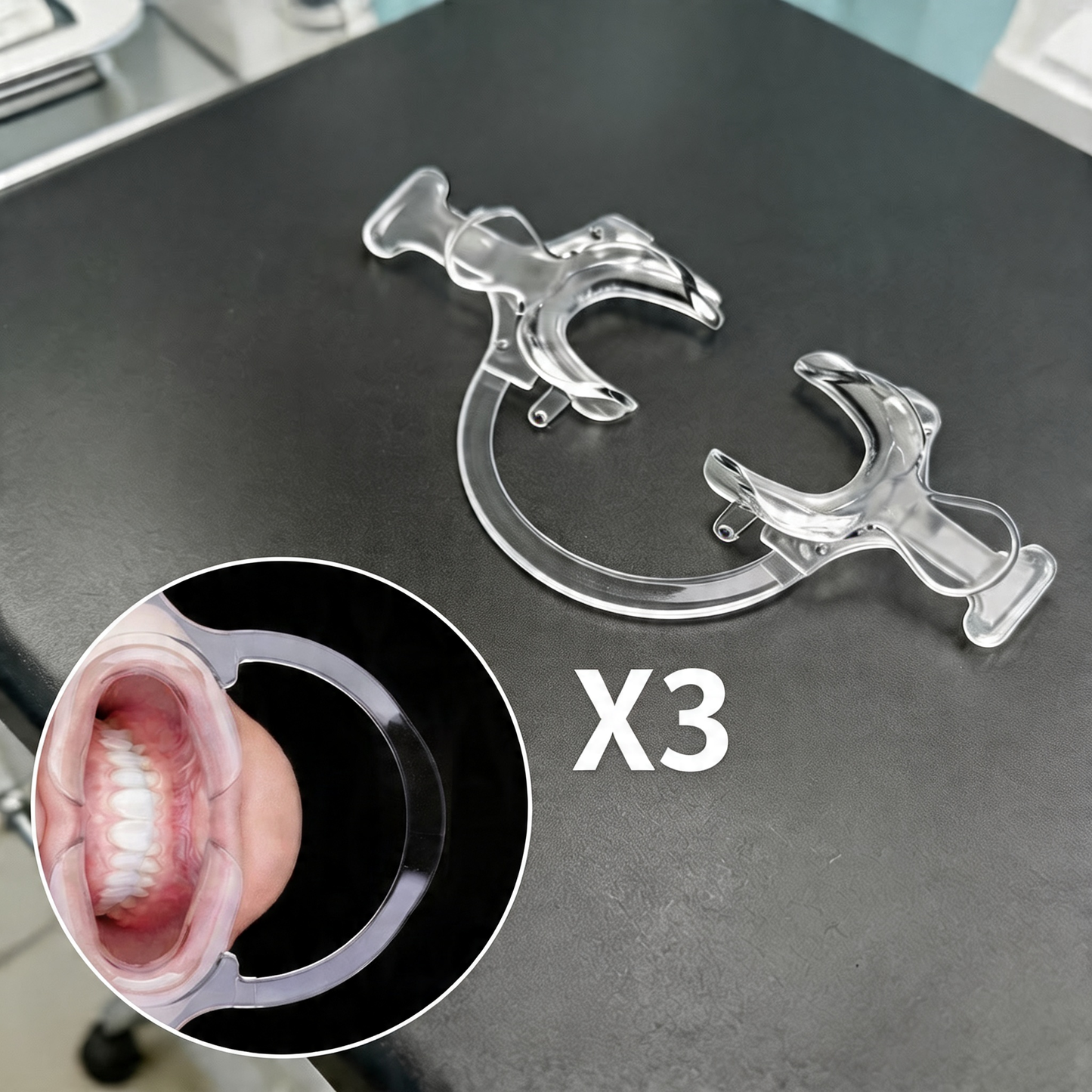 Lip Retractor With Handles For Dental Photography