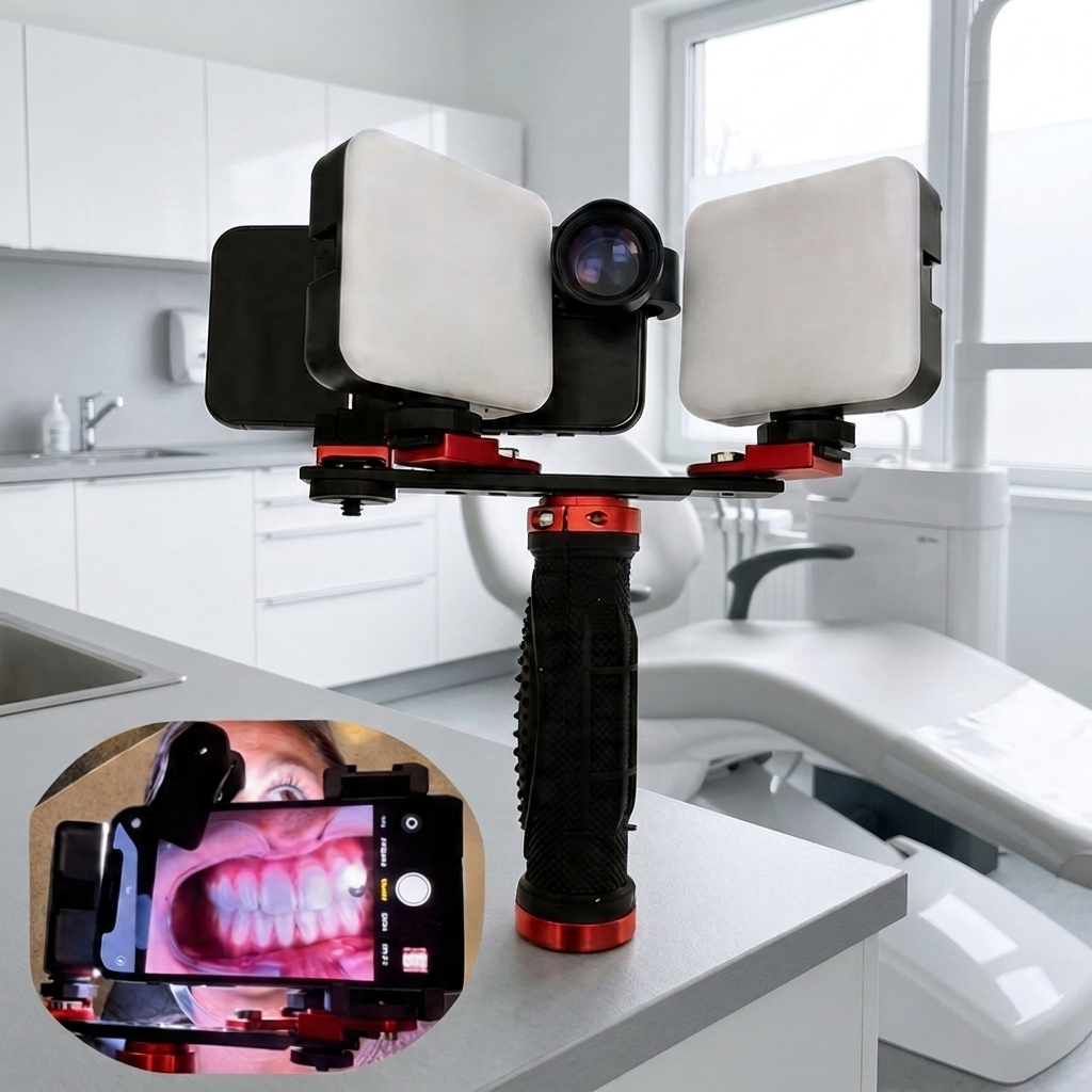 Twin Light Phone Holder