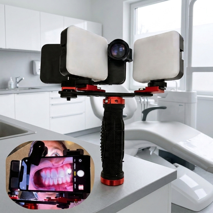 Twin Light Phone Holder