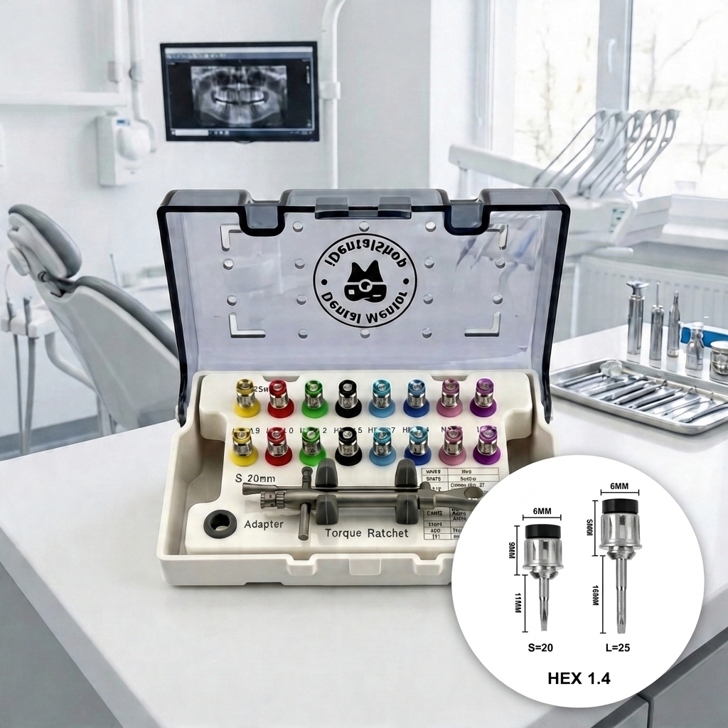 All in 1 Implant Screw Drivers - Torque Boxes