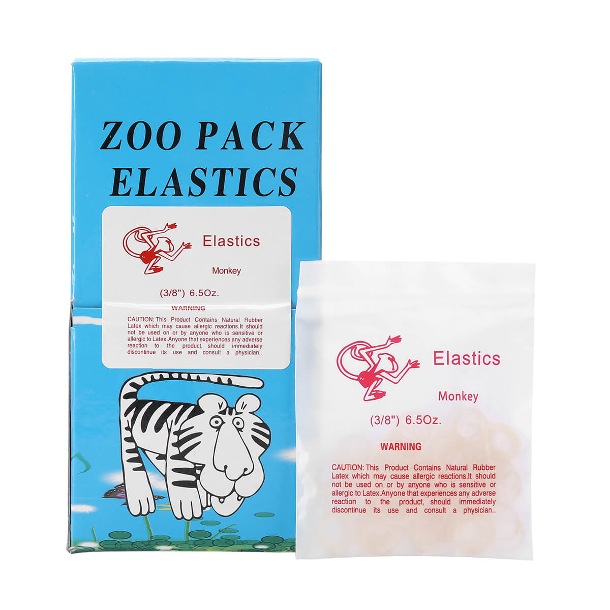 5000 Pcs/Box Dental Orthodontic Zoo Pack Elastics Rubber Bands