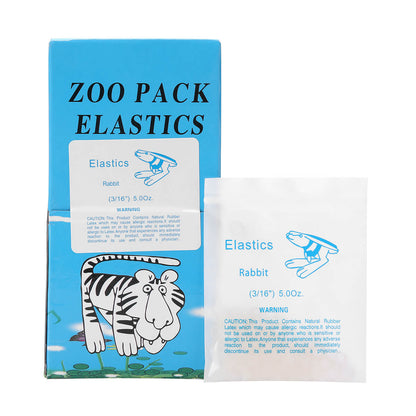 5000 Pcs/Box Dental Orthodontic Zoo Pack Elastics Rubber Bands