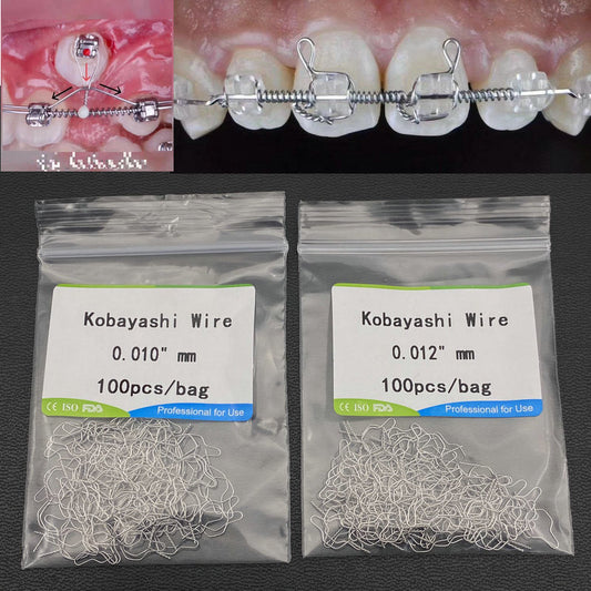 100pcs Dental Orthodontic Kobayashi Wire