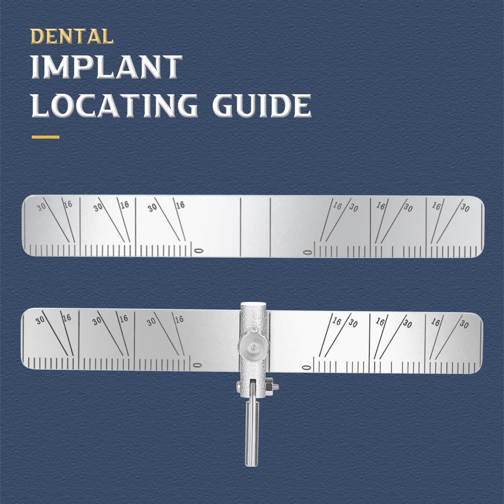 Dental Implant Locating Guide Surgical Planting Positioning Locator Angle Ruler Guage Autoclavable