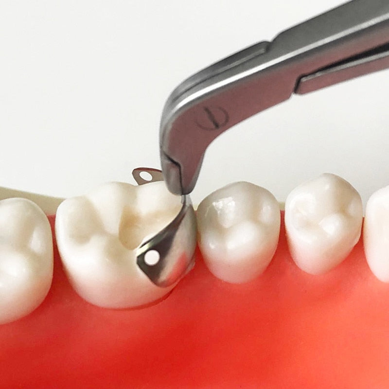 10 Pcs Newest Dental Matrix Bands Autoclavable Sectional Contoured Metal Matrices Matrix Refill Dental Lab Dentistry Material