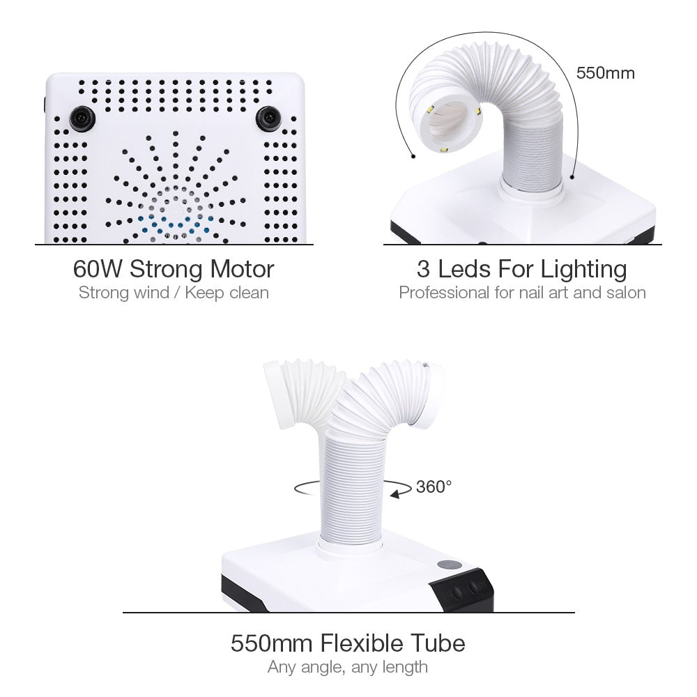 Powerful Vacuum Suction for Dental Lab/Office/Clinic