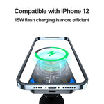 15W Magnetic Wireless Chargers Car Air Vent Stand Phone Holder Fast Charging Station For magsafe iPhone 12 13 macsafe QI Charger