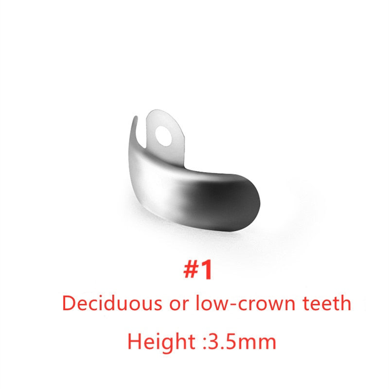 10 Pcs Newest Dental Matrix Bands Autoclavable Sectional Contoured Metal Matrices Matrix Refill Dental Lab Dentistry Material