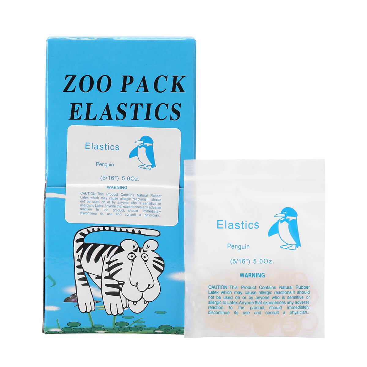 5000 Pcs/Box Dental Orthodontic Zoo Pack Elastics Rubber Bands