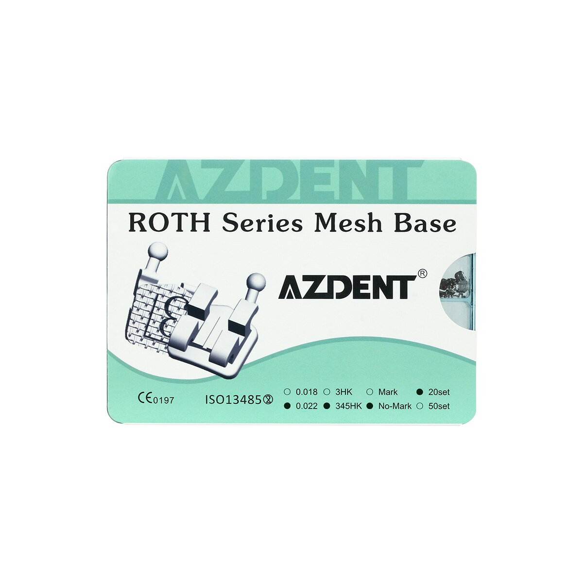 400pcs Brackets  Roth/MBT 022/018 slot with Hooks on 345