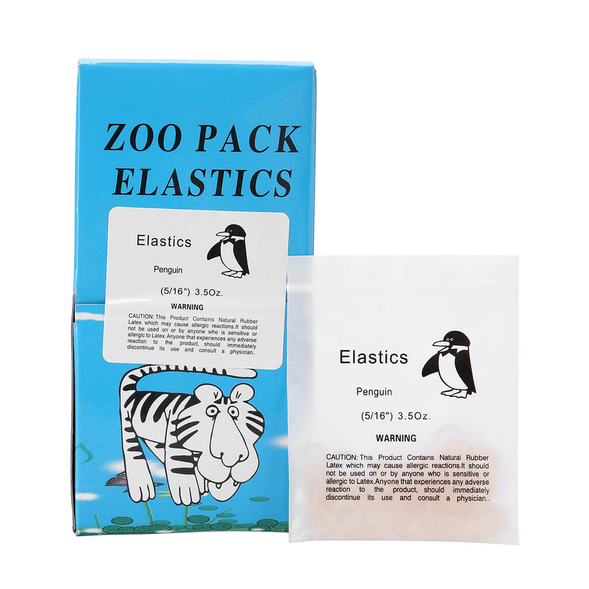 5000 Pcs/Box Dental Orthodontic Zoo Pack Elastics Rubber Bands