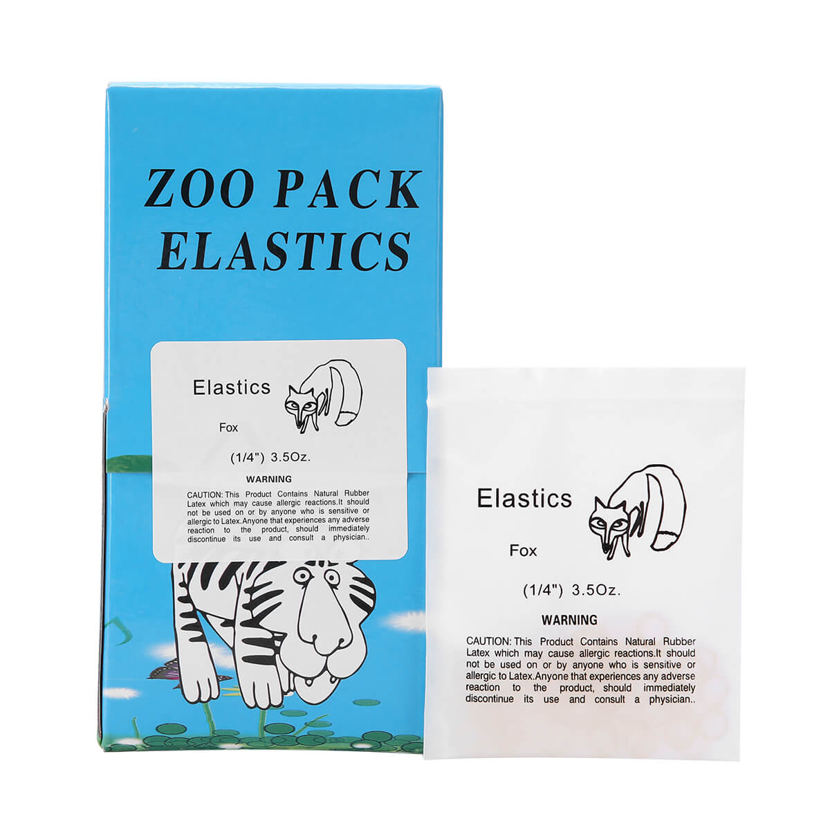 5000 Pcs/Box Dental Orthodontic Zoo Pack Elastics Rubber Bands