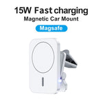 15W Magnetic Wireless Chargers Car Air Vent Stand Phone Holder Fast Charging Station For magsafe iPhone 12 13 macsafe QI Charger