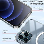 Original Magsafe Magnetic Wireless Charging Case For iPhone 12 11 13 Pro MAX Mini XR X XS MAX 7 8 Plus SE2 Shockproof Cover