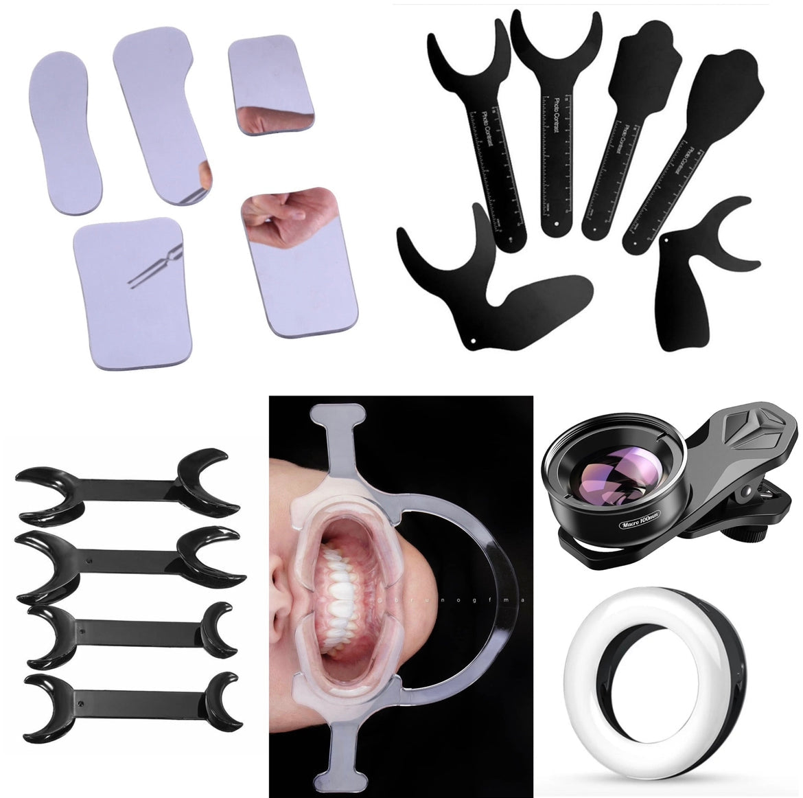 Lip Retractor With Handles For Dental Photography