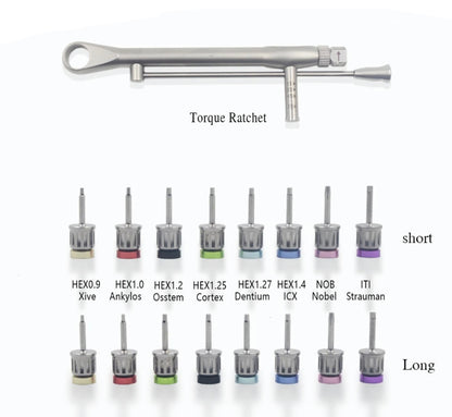 All in 1 Implant Screw Drivers - Torque Boxes