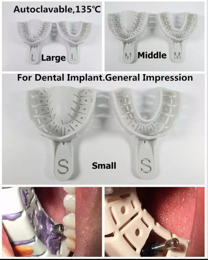 15 Pairs Dental Implant Trays