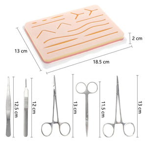 Surgical Suture Pad With Tools & Filaments, For , Dental & Medical Student