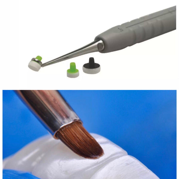 Dental Resin Composite Handle Fast Quick Tools Foam Pads OptraSculpt  Instruments