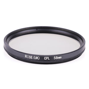 Polarizing Filter 49mm/52mm/55mm/ 58/62/ 67/72/ 77/ 82mm  For Canon Nikon DSLR Camera Lens