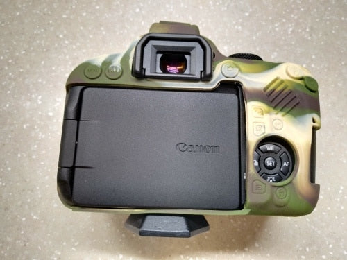 Silicone Armor Skin Case DSLR Camera Body Cover Protector Video Bag For Canon 90D 5DSR 5D3 6D 5D4 800D 80D 1300D 650D 700D  6D2