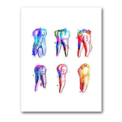 Tooth Art Poster