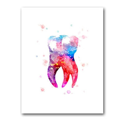 Tooth Art Poster