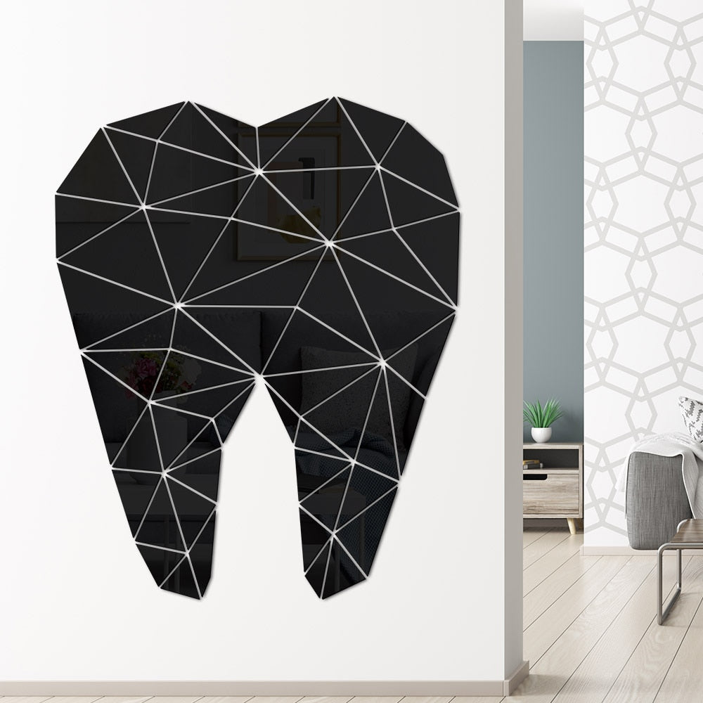 Tooth Mirror Wall Stickers / FREE GLOBAL DELIVERY