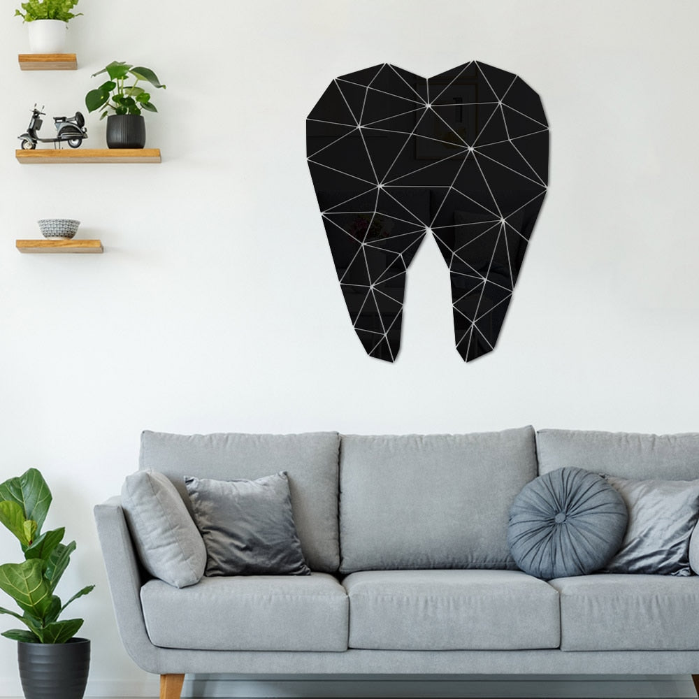 Tooth Mirror Wall Stickers / FREE GLOBAL DELIVERY