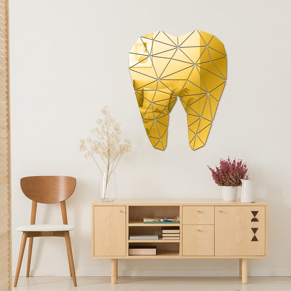 Tooth Mirror Wall Stickers / FREE GLOBAL DELIVERY