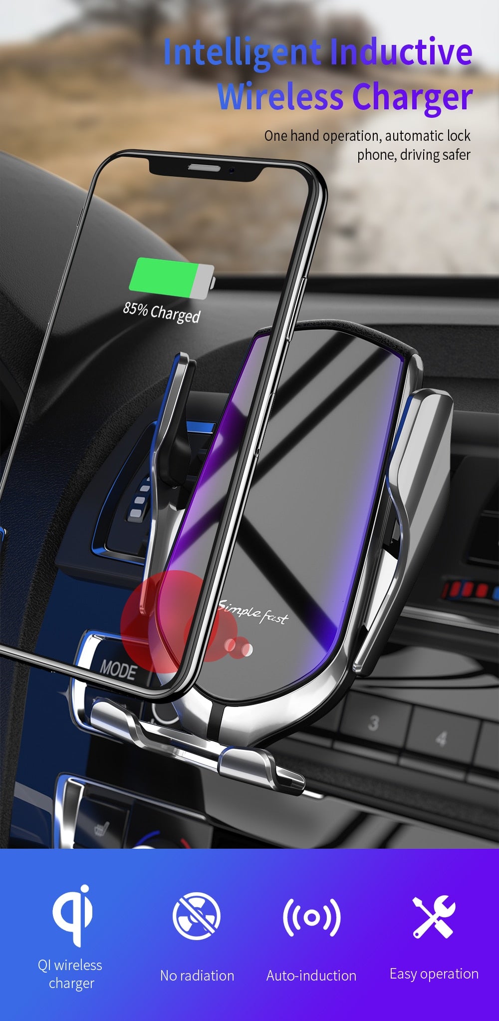 Wireless Car Charger For Every Smartphone