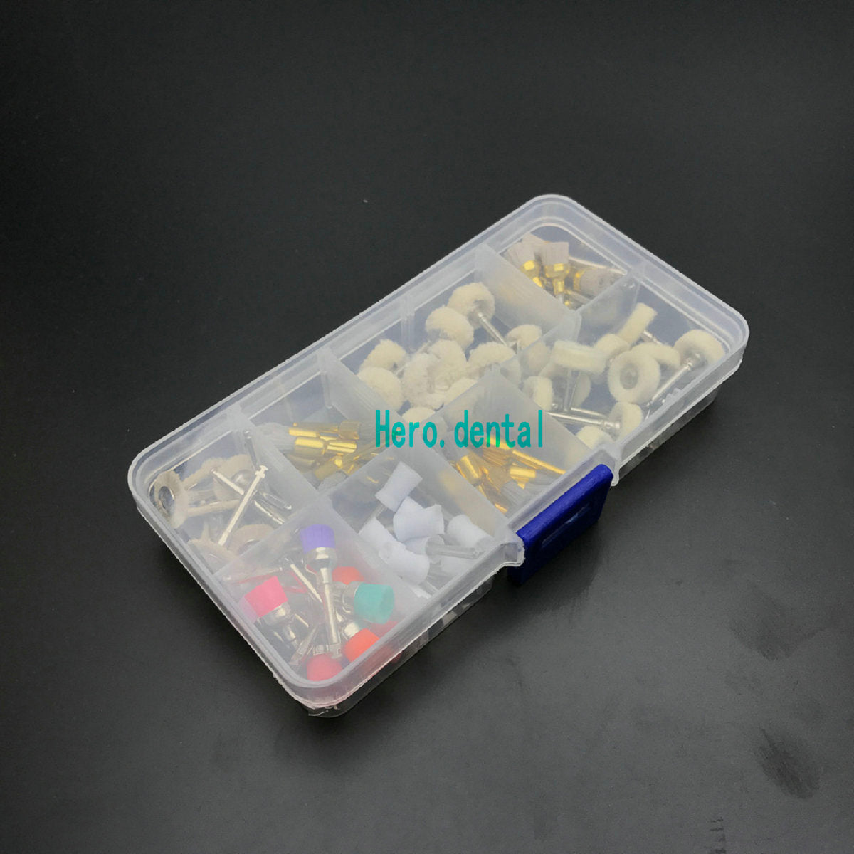 Polishing brushes - For Low Speed Hand Piece, Silicon Carbide Alumina, White Wool , Nylon brush