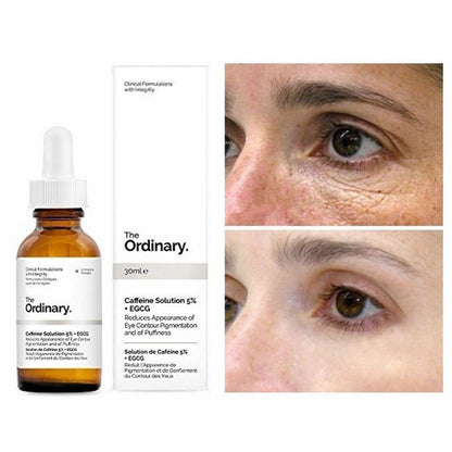 Caffeine Solution 5% + EGCG Eye Serum Removes Dark Spots, Freckles, Eye bags