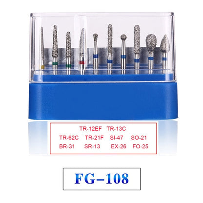 Dental Diamond Burs Set