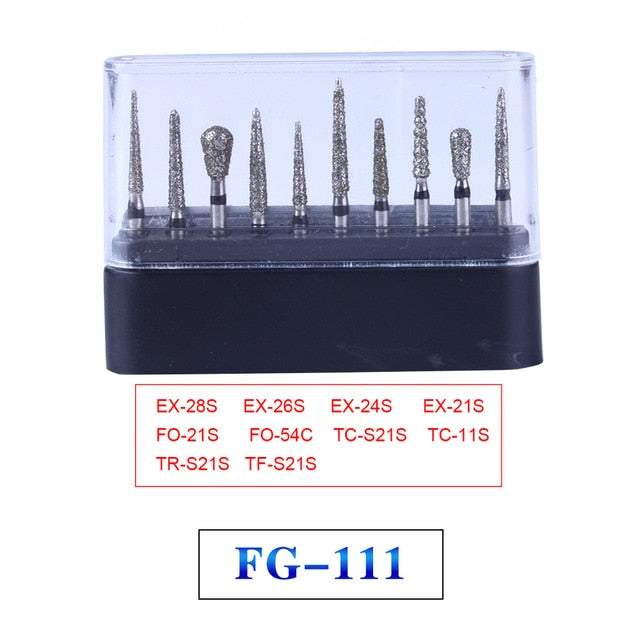 Dental Diamond Burs Set