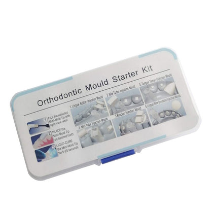 Lingual Button/Bite Turbo/Tongue Tamer/Mini Tube/Brackets/Lingual Wire Mold Kit. Orthodontic