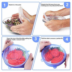 Reusable Silicone Food Covers