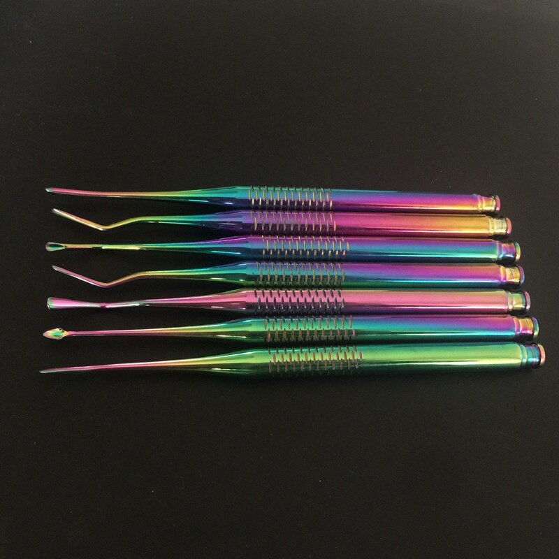 7Pcs Titanium alloy elevator Import extraction minimally elevator extraction knife dental implant