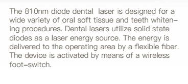 Dental 810nm Diode Laser  - 2.5W