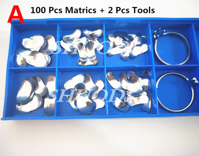 100Pcs/Set Sectional Matrices - Matrix Ring - Delta Wedges