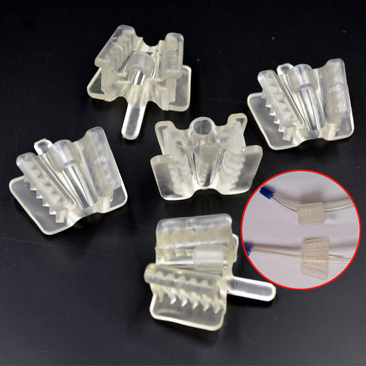 5pcs Silicone Bite Blocks with Suction Tip