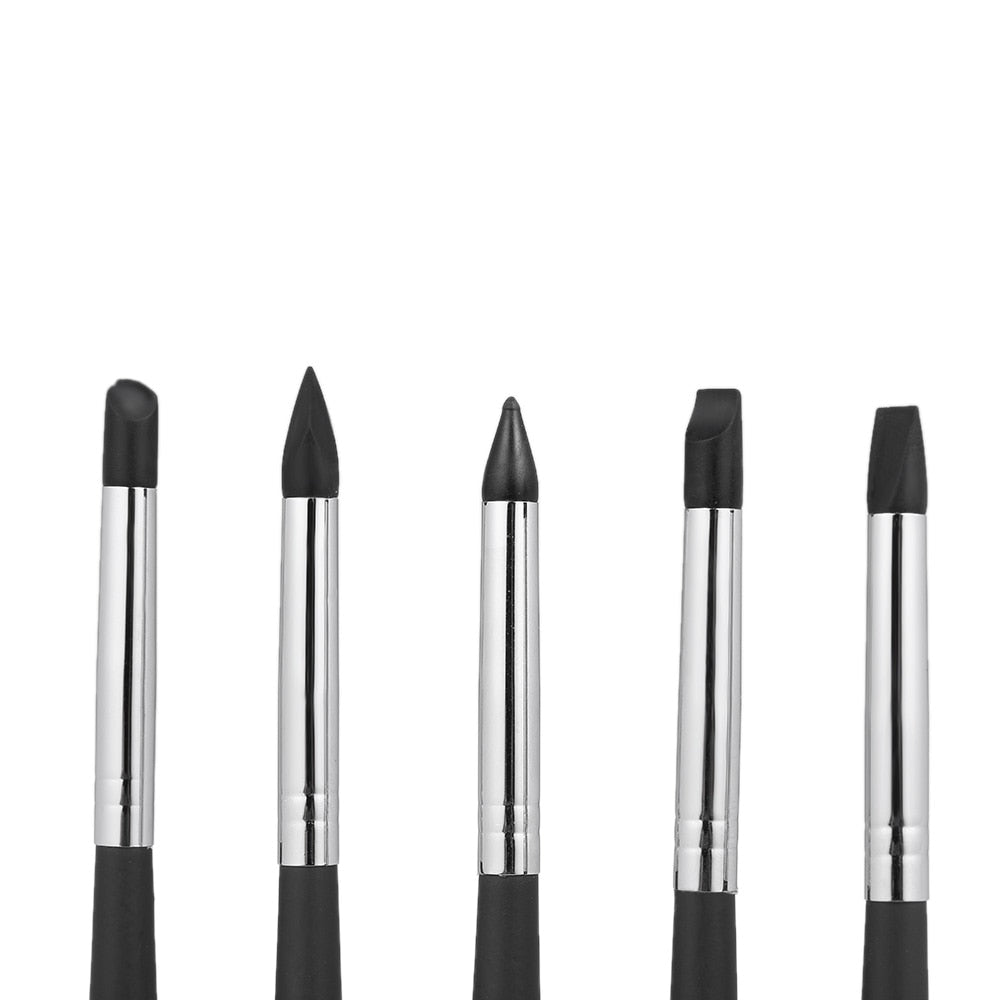Buy SILICONE BRUSHES HARD TIP MEDIUM (5 SILICONE PENCILS) online for 5,95€