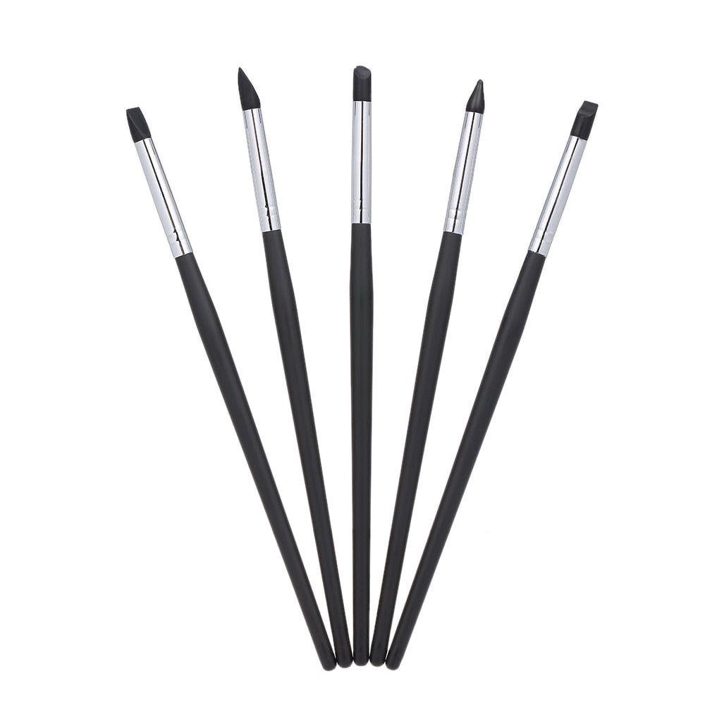 5 Premium Dental Silicone Brushes